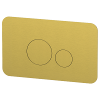 Кнопка смыва Remer RB810BG, золото брашированное RB810BG