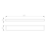 Полотенцедержатель ABBER Westen AA1755B черный матовый