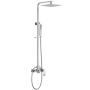 Душевая стойка ABBER Wasserfall AF8616SPL с изливом, сатин