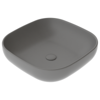 Раковина накладная 45 см GSG Ceramic Design Easy EALAVQU45020, цемент EALAVQU45020