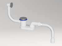 Сифон для ванны с переливом (хром) 23101H