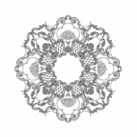 Розетка RODECOR 87105br потолочная из полимерного гипса - Готовое решение Rodecor из элементов