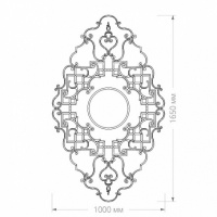 Розетка RODECOR 87515cn потолочная из полимерного гипса - Готовое решение Rodecor из элементов