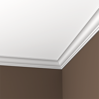 Карниз из полиуретана 1.50.105 Европласт - Плинтус потолочный