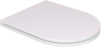Крышка с сиденьем для подвесного унитаза с микролифтом GSG Ceramic Design Like LKCOPRSLTICR000, белый глянцевый LKCOPRSLTICR000