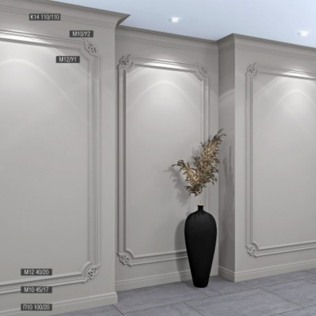 Напольный плинтус Bello Deco П10 100-20 из XPS Polymer