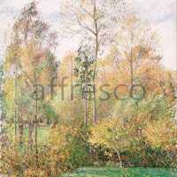 Картина: Камиль Писсарро, Осенние тополя в Эраньи