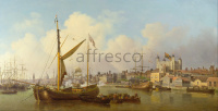 Картина: Samuel Scott, The Thames and the Tower of London Supposedly on the Kings Birthday