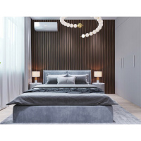 Акустические стеновые панели, 600х600 мм, войлок, рейки МДФ, дуб старинный натуральный