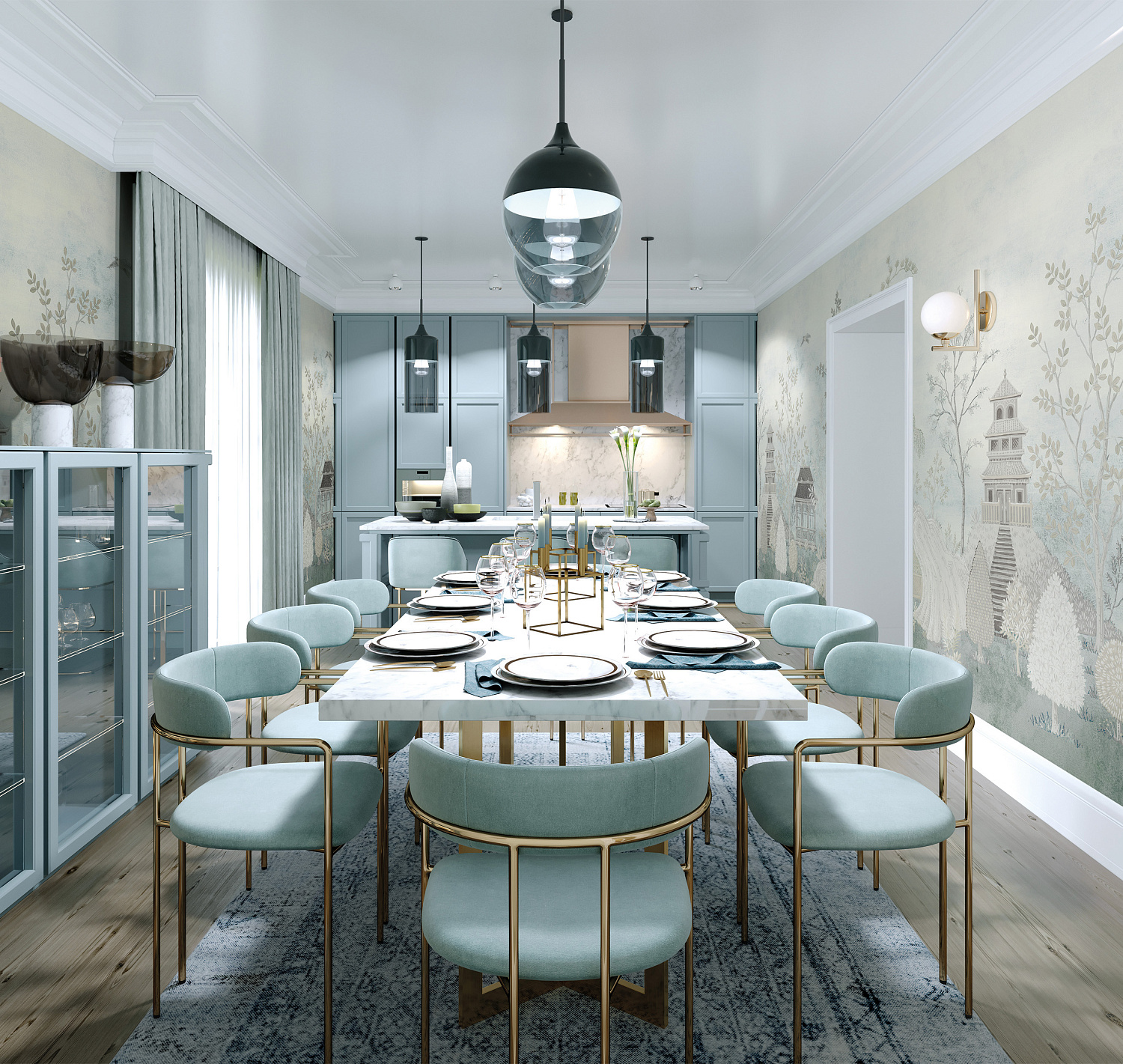 Новинка в ассортименте: флизелиновые цифровые панно Loymina «Панорама»