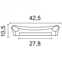 K251 Капитель (верх) пилястры Orac Decor из полиуретана - Декоративные пилястры