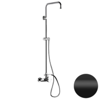 Душевая система Remer Energy EY37ASSDNO, черный матовый EY37ASSDNO