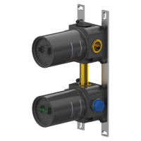 Скрытая часть вертикальная на 2 выхода Remer WBOX92 WBOX92