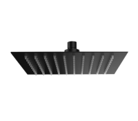 Верхний душ с шарнирным соединением 30 см Remer 357UFS30NOX, черный матовый 357UFS30NOX