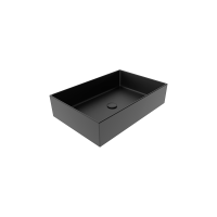 Раковина накладная 60x40 см GSG Ceramic Design Zenith ZELAVFS60003, черный матовый ZELAVFS60003