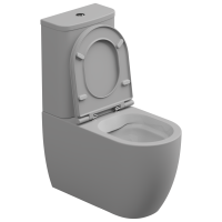 Чаша напольного унитаза биколор GSG Ceramic Design Like LKMBLBI000/033P, White/Perla Matt LKMBLBI000/033P