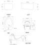 Биде подвесное GSG Ceramic Design Touch TOBISO001, белый матовый TOBISO001