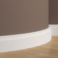 Плинтус напольный из полиуретана 1.53.101 Европласт