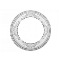 Розетка потолочная с рисунком  1.56.052 из полиуретана Европласт - Орнаментальная розетка