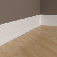 Плинтус напольный из полиуретана 1.53.105 Европласт