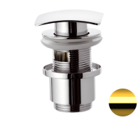 Донный клапан с переливом 1”1/4 Remer 905SCC2114DO, золото глянцевое 905SCC2114DO