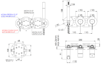 Смеситель для душа Remer Metrica MC97D3PBO, белый матовый MC97D3PBO