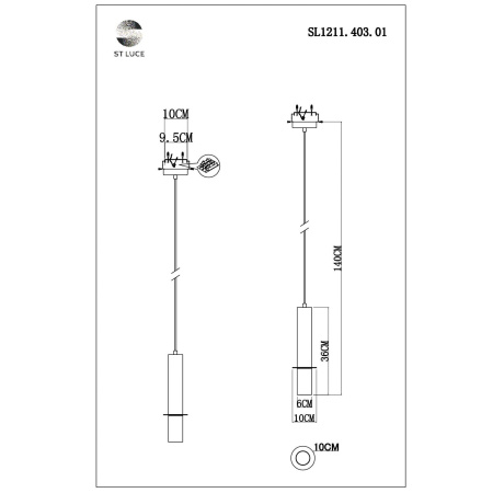 Подвес ST Luce Varese SL1211.403.01