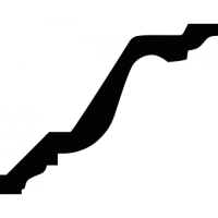 Карниз из полиуретана 1.50.134 Европласт - Плинтус потолочный