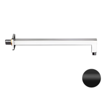 Кронштейн для верхнего душа 40 см Remer 348S40NO, черный матовый 348S40NO