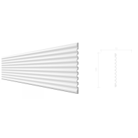 Стеновая панель из дюрополимера DD910(3m) Decor-Dizayn - 3D панель