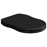Крышка с сиденьем для подвесного унитаза с микролифтом GSG Ceramic Design Time TICOPRCCCR002, черный глянцевый TICOPRCCCR002