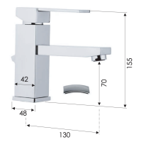 Смеситель для раковины Remer Qubika Q10 Q10