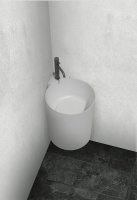 Раковина подвесная ABBER Stein AS2625 белая матовая