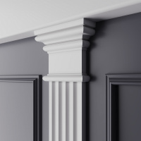 Декоративный элемент верхний из ЛДФ Ultrawood  D 3011N (112x89x30)