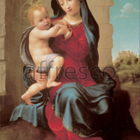 Картина: Джулиано Буджардини, Дева и дитя