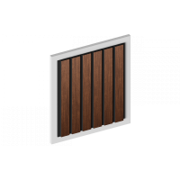 Стеновая панель из дюрополимера HIWOOD LV123N BR396K - 3D Панель