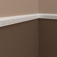 Молдинг гибкий из полиуретана 1.51.332 Европласт - Декоративный молдинг с рисунком