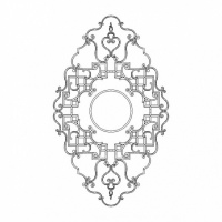 Розетка RODECOR 87515cn потолочная из полимерного гипса - Готовое решение Rodecor из элементов