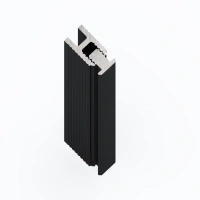 Вставка алюминиевая для теневого профиля Laconistiq Dual Mini Черная 28/1-11-300 3000×7×6,5