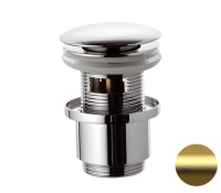 Донный клапан с переливом 1”1/4 Remer 905CC2114BG, золото брашированное 905CC2114BG