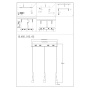 Светильник подвесной BOCHIE SL405.103.03