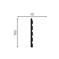 Стеновая панель из дюрополимера DD904(3m) Decor-Dizayn - 3D панель