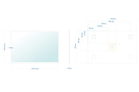 Зеркало ABBER See AG6107SXL-1.2 с подсветкой, сенсорный выключатель, диммер