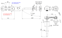 Смеситель для раковины Remer Chrono CH15PLNO, черный матовый CH15PLNO