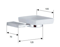 Мыльница Remer Flat FT10CR FT10CR