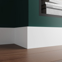 Профиль из ЛДФ белый Ultrawood арт. BO 4112 p (2000 х 108 х 12 мм)