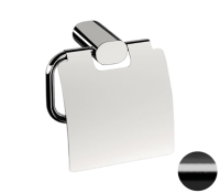 Бумагодержатель Remer Lounge LN60CFP, черный брашированный хром LN60CFP