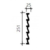 Стеновая панель 6.59.801-280 из композита (Дюрополимер) Европласт - 3D панель