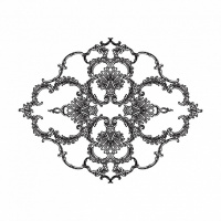 Розетка RODECOR 87025rc потолочная из полимерного гипса - Готовое решение Rodecor из элементов