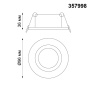 Встраиваемый светильник NovoTech STERN LED 3000К 10W 357998 SPOT